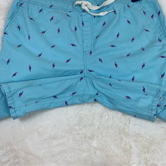 George Men’s Jogger Shorts Solid Light Blue with Birds Prints Size L (36-38) NWT - Picture 8 of 13